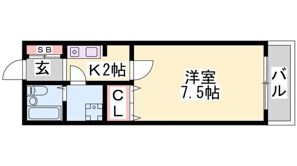 東觜崎駅 徒歩29分 1階の物件間取画像